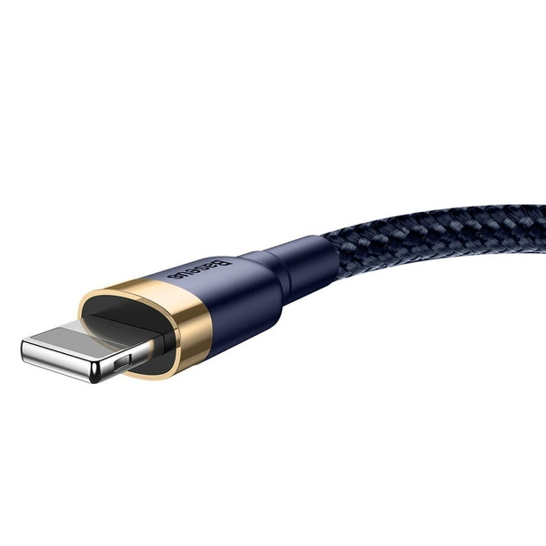 baseus cafule braided usb to lightning cable bluegold 2m calklf cv3 4