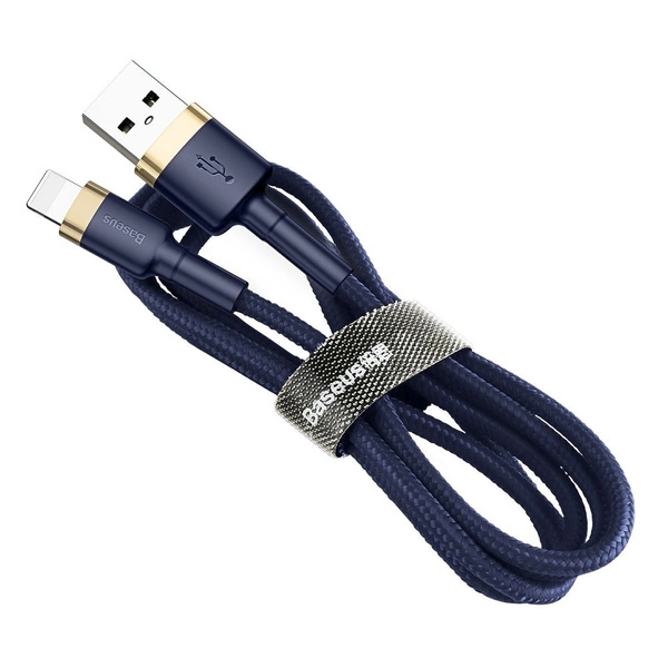 baseus cafule braided usb to lightning cable bluegold 2m calklf cv3 6