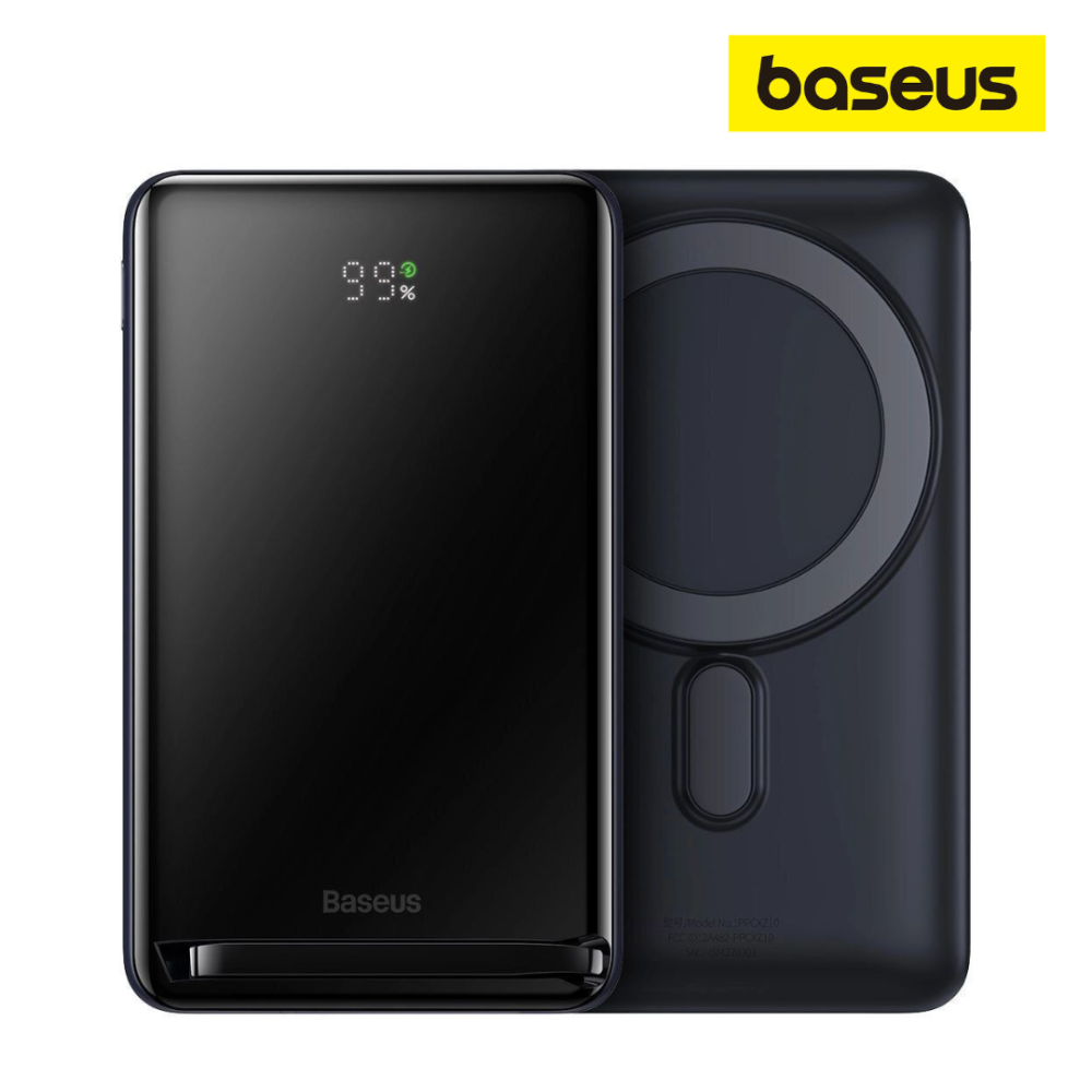 baseus power bank magnetic 10000mah 20w with baseus simple wiring type c to type c 60w（20v 3a overseas edition ppcx000003 4