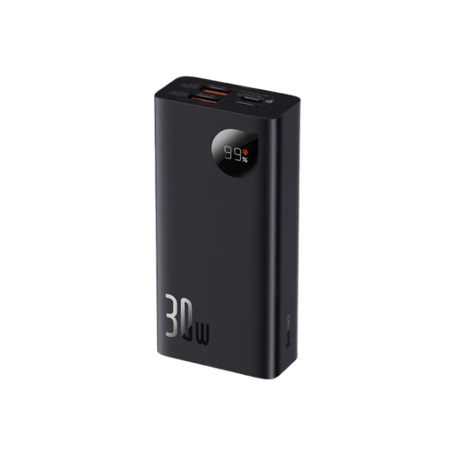 baseus power bank with digital display 10000mah 30w 2 x usb 1x usb type c black ppad040101 1