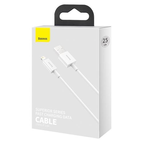 baseus superior usb cable iphone lightning 2m 2 4a calys c02 2