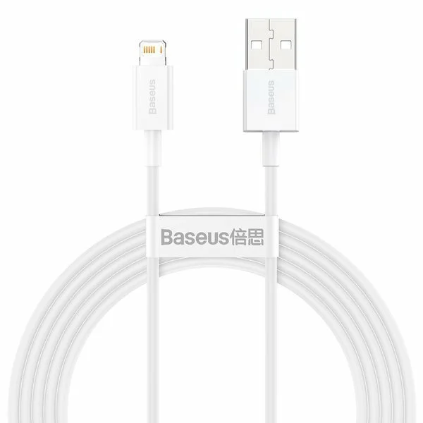 baseus superior usb cable iphone lightning 2m 2 4a calys c02 5