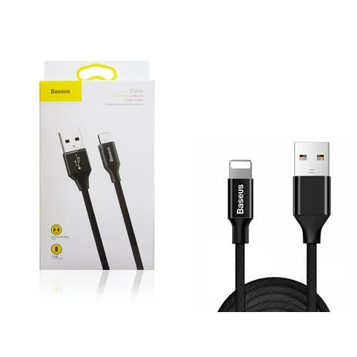 baseus yiven usb lightning cable with material braid 18m black calyw a01 2