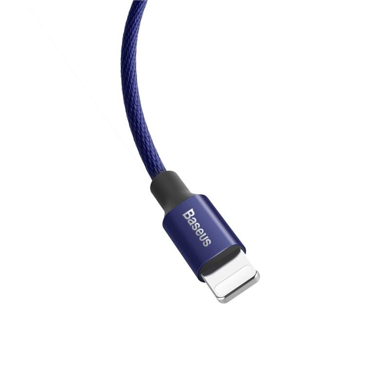 baseus yiven usb lightning cable with material braid 18m blue calyw a13 3