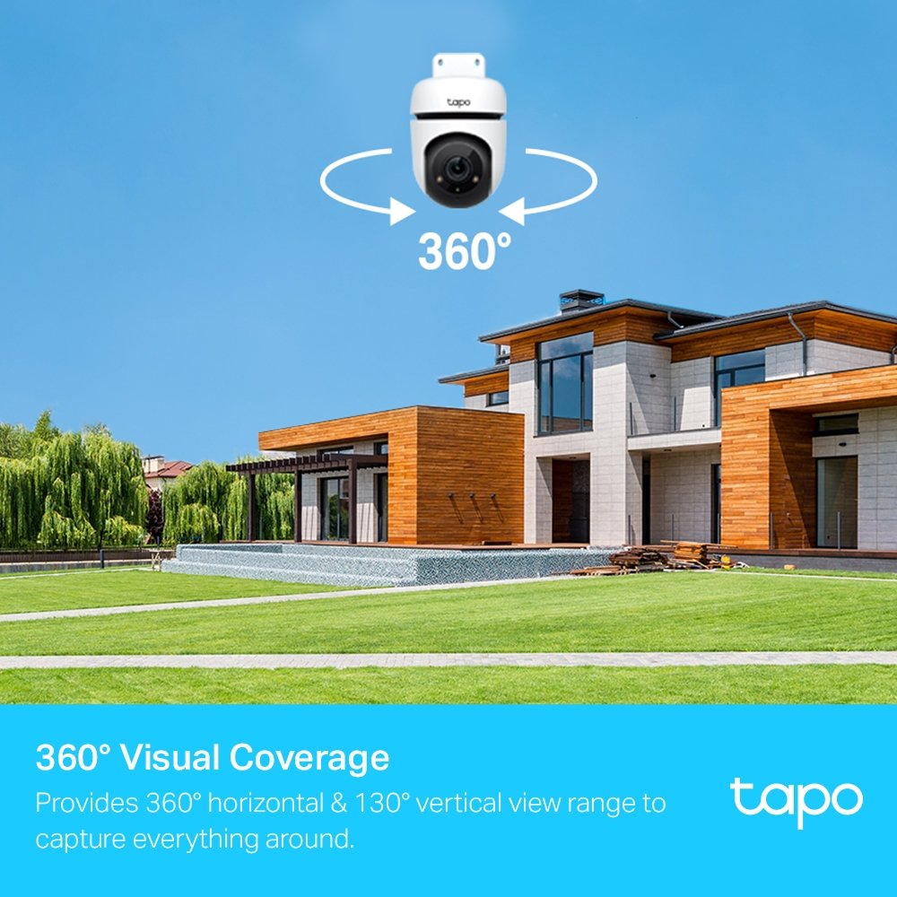 camera de securite wifi outdoor 360 panoramique inclinable tapo c500 5