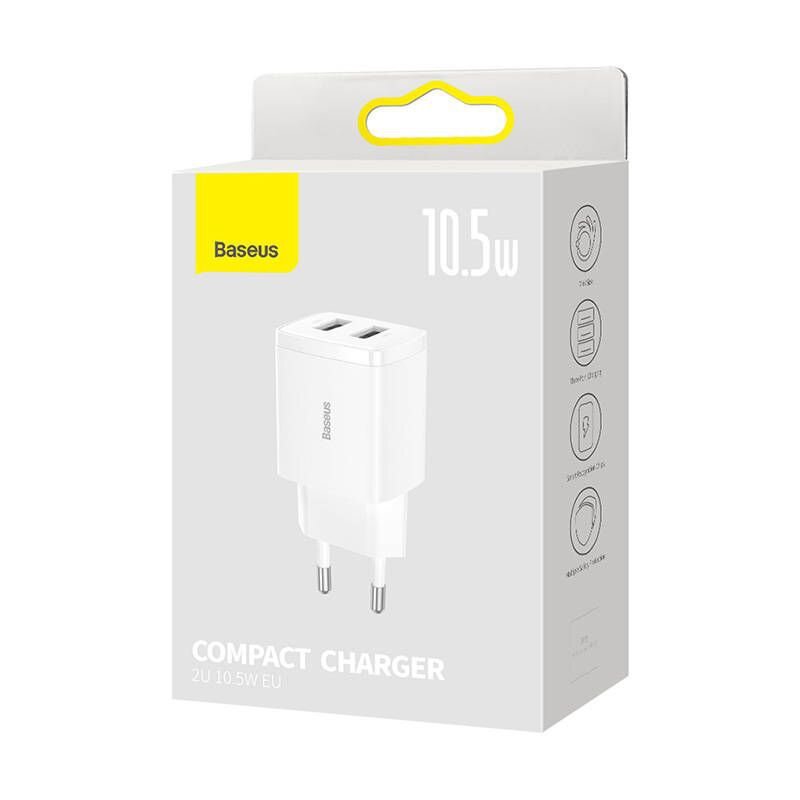 chargeur mural compact baseus avec 2 prises usb 10 5w ccxj010202 3