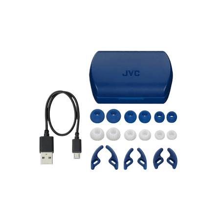 ecouteurs sans fil sport bluetooth jvc bleu ha et45t a u 4