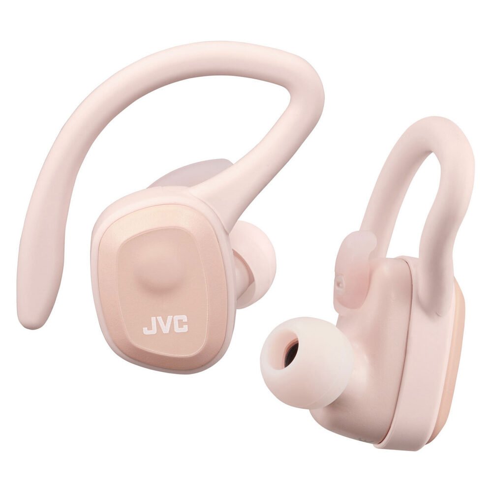 ecouteurs sans fil sport bluetooth jvc rose ha et45t p u 2