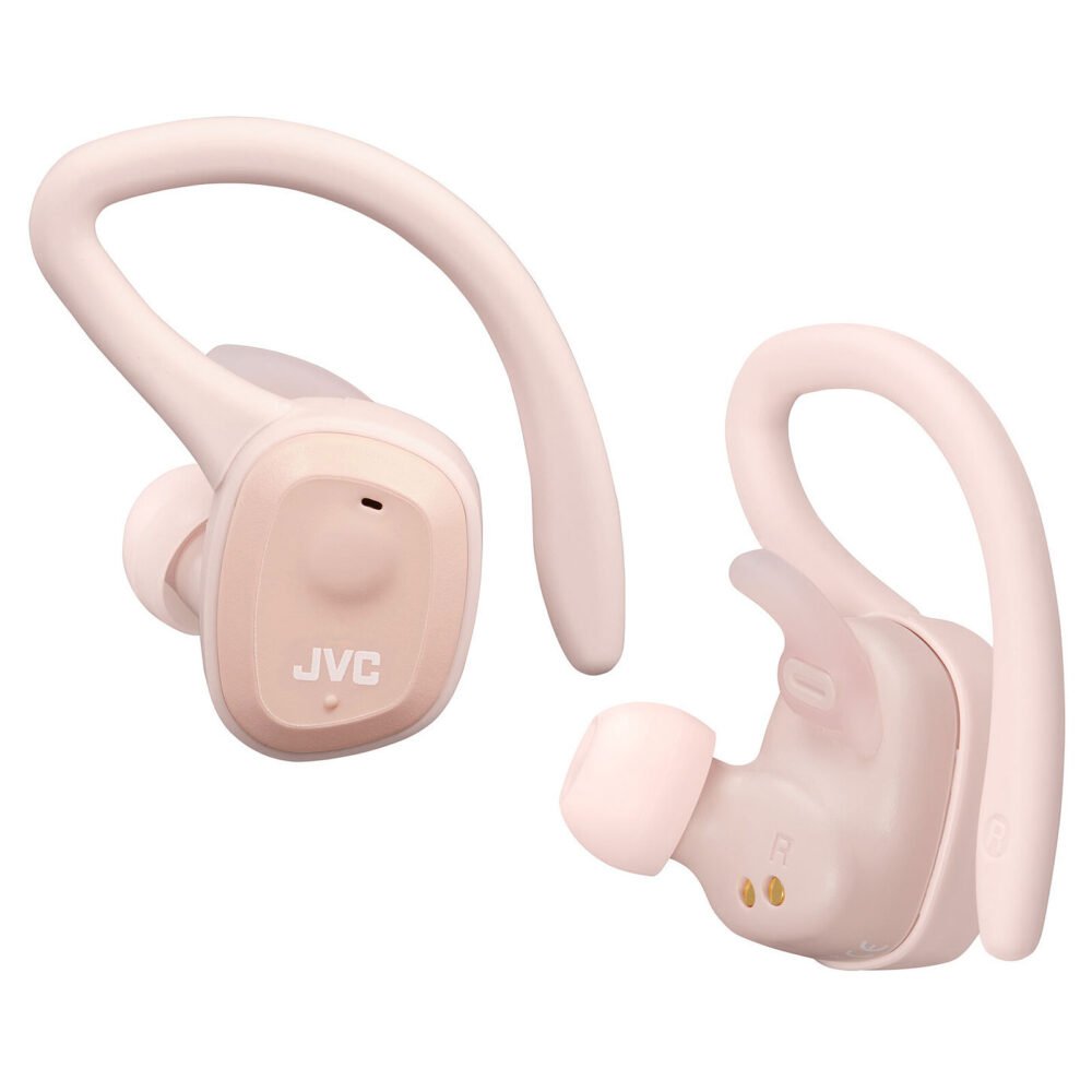 ecouteurs sans fil sport bluetooth jvc rose ha et45t p u 3