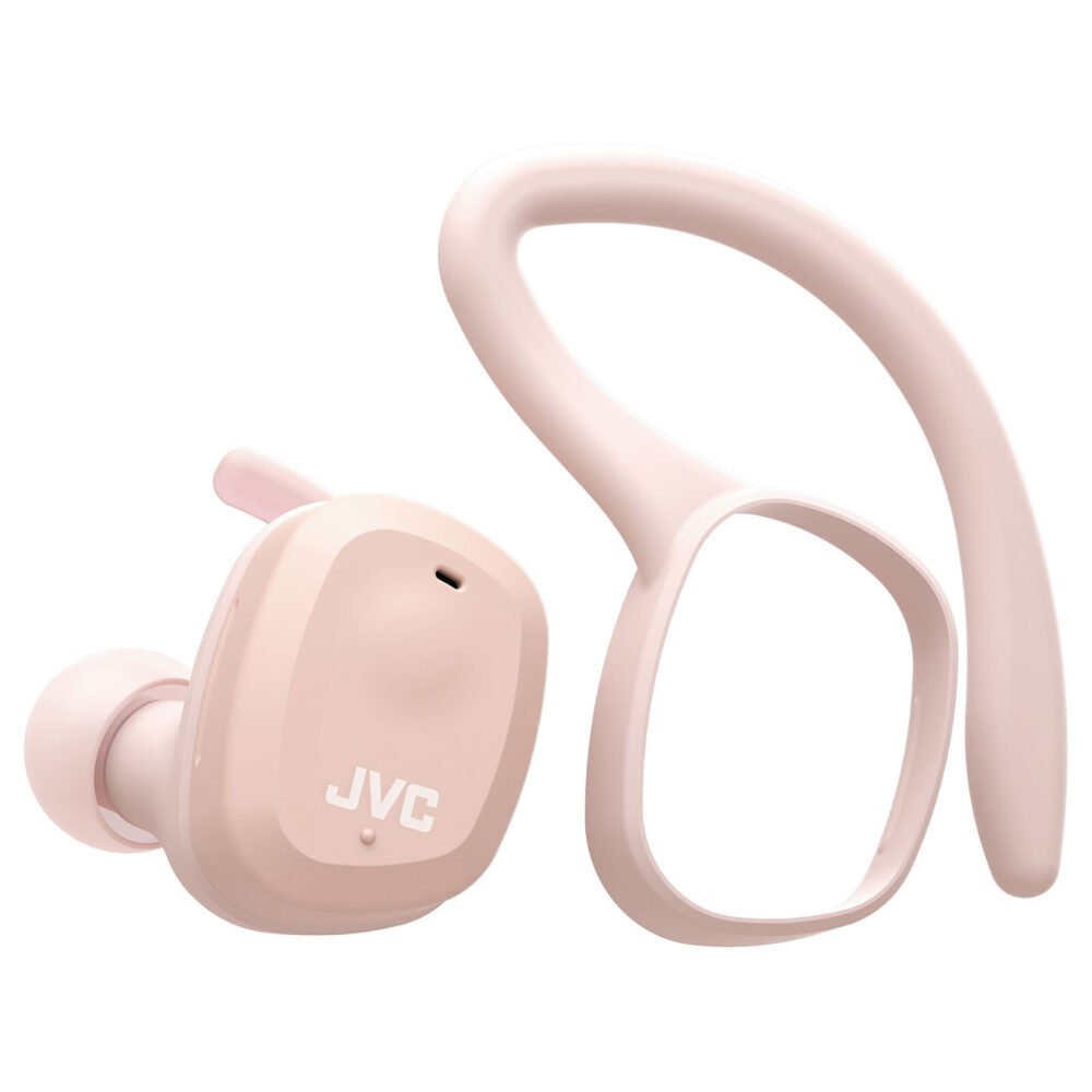 ecouteurs sans fil sport bluetooth jvc rose ha et45t p u 5