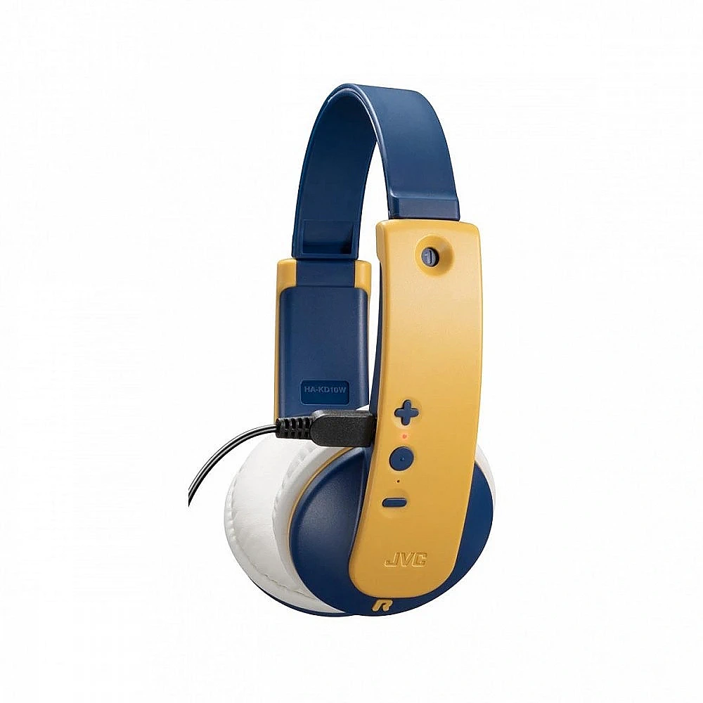 jvc casque tinyphone sans fil bleu jaune ha kd10 w ye 2