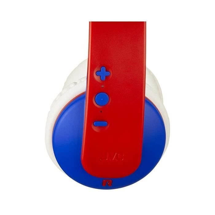 jvc tinyphones casque bluetooth pour enfant rouge bleu ha kd9bt a e 2