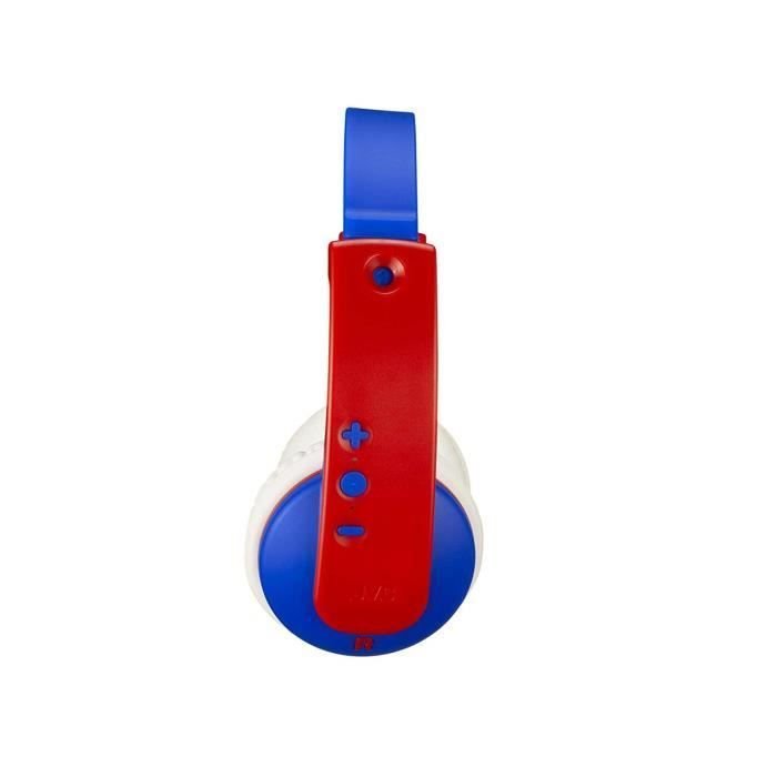 jvc tinyphones casque bluetooth pour enfant rouge bleu ha kd9bt a e 3