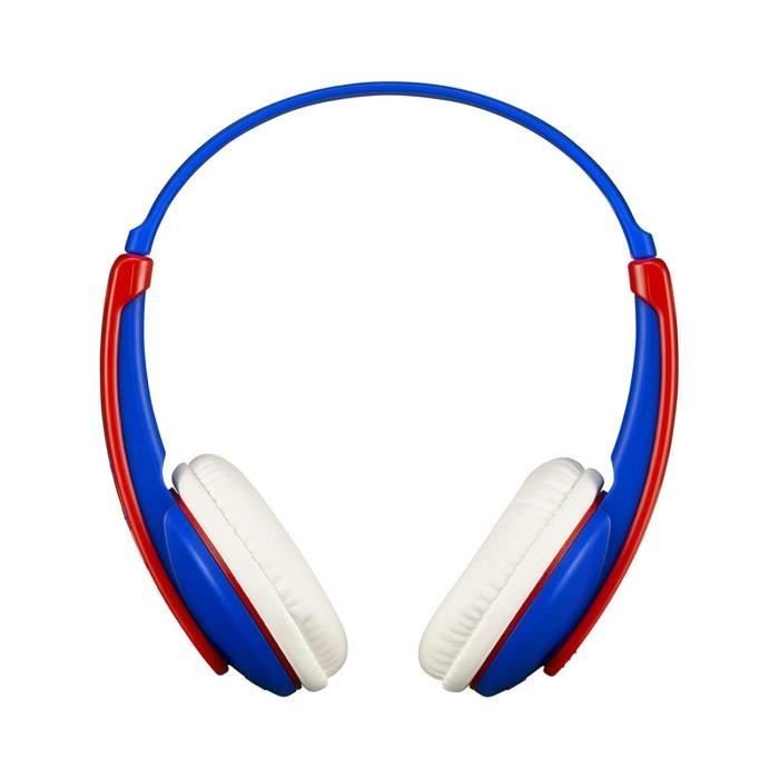 jvc tinyphones casque bluetooth pour enfant rouge bleu ha kd9bt a e 4