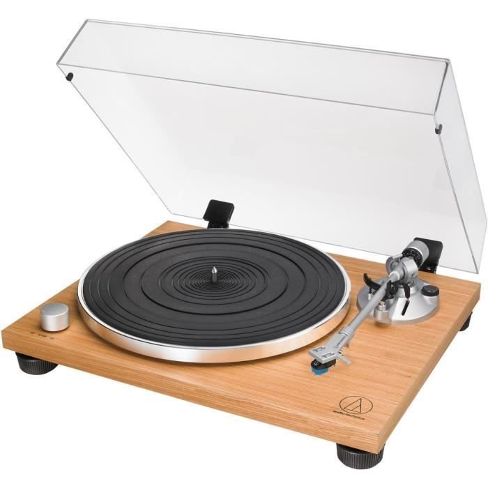 platine vinyle audio technica entierement manuel sortie audio phono marron at lpw30tk 2