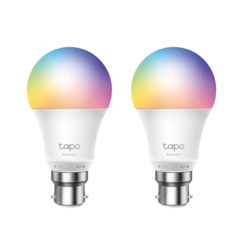 smart wi fi light bulb multicolor tapo l530b pack de 2 1