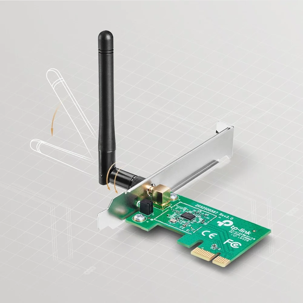 tp link adaptateur pci express wifi n 150mbps tl wn781nd 2