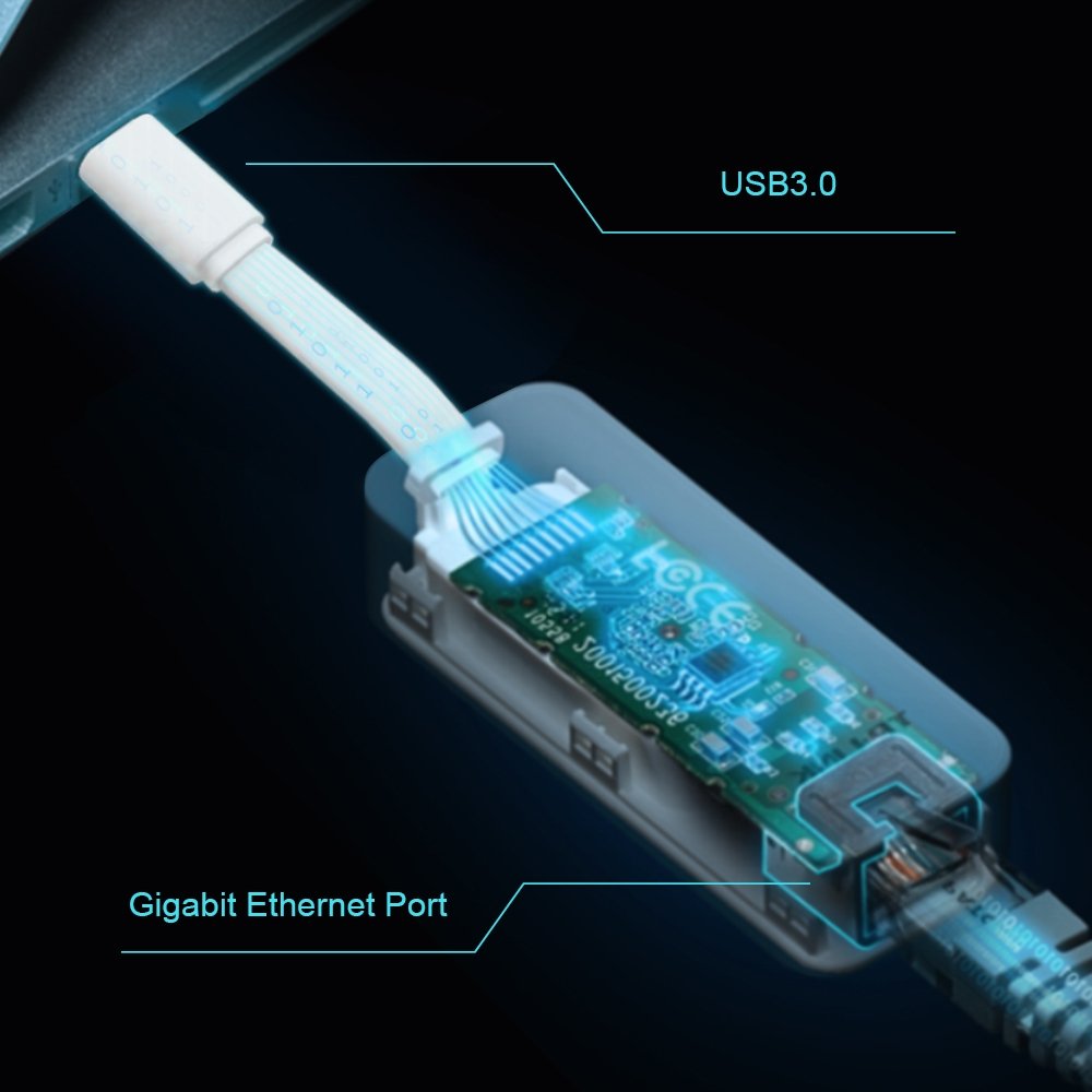 tp link adaptateur reseau usb type c vers rj45 gigabit ethernet ue300c 4