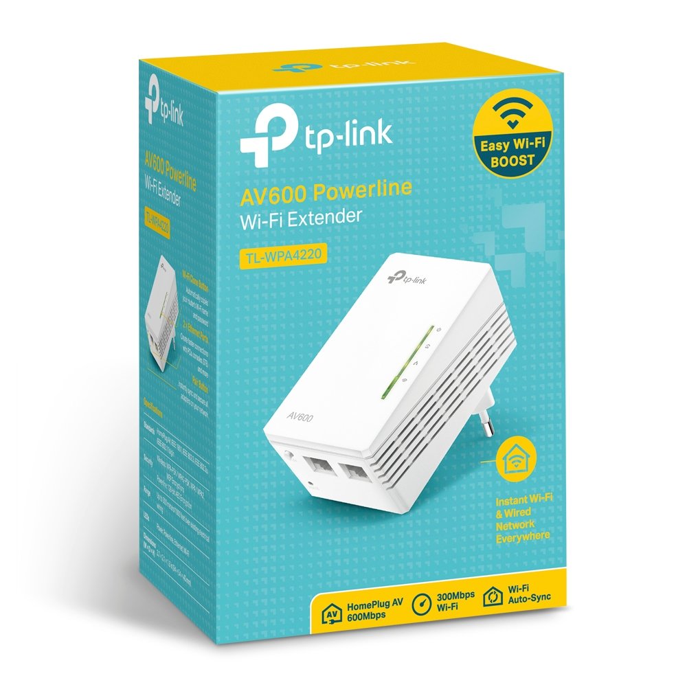 tp link av600 powerline n300 wi fi extender tl wpa4220 3