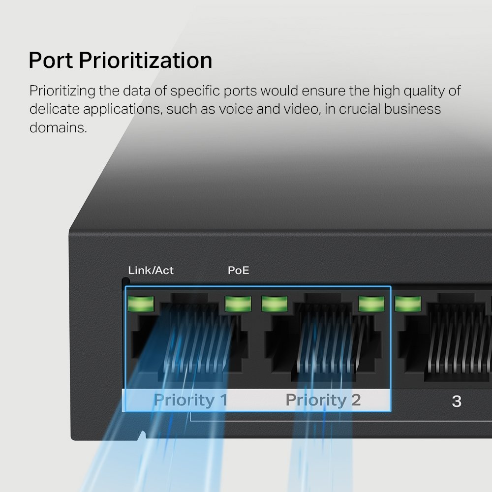 tp link switch de bureau 10 ports 10 100 mbps avec 8 ports poe ms110p 4