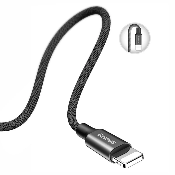 usb lightning cable baseus calyw 01 1 2 m black calyw 01 6