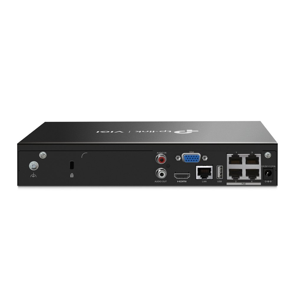 vigi 4 channel poe network video recorder vigi nvr1004h 4p 3