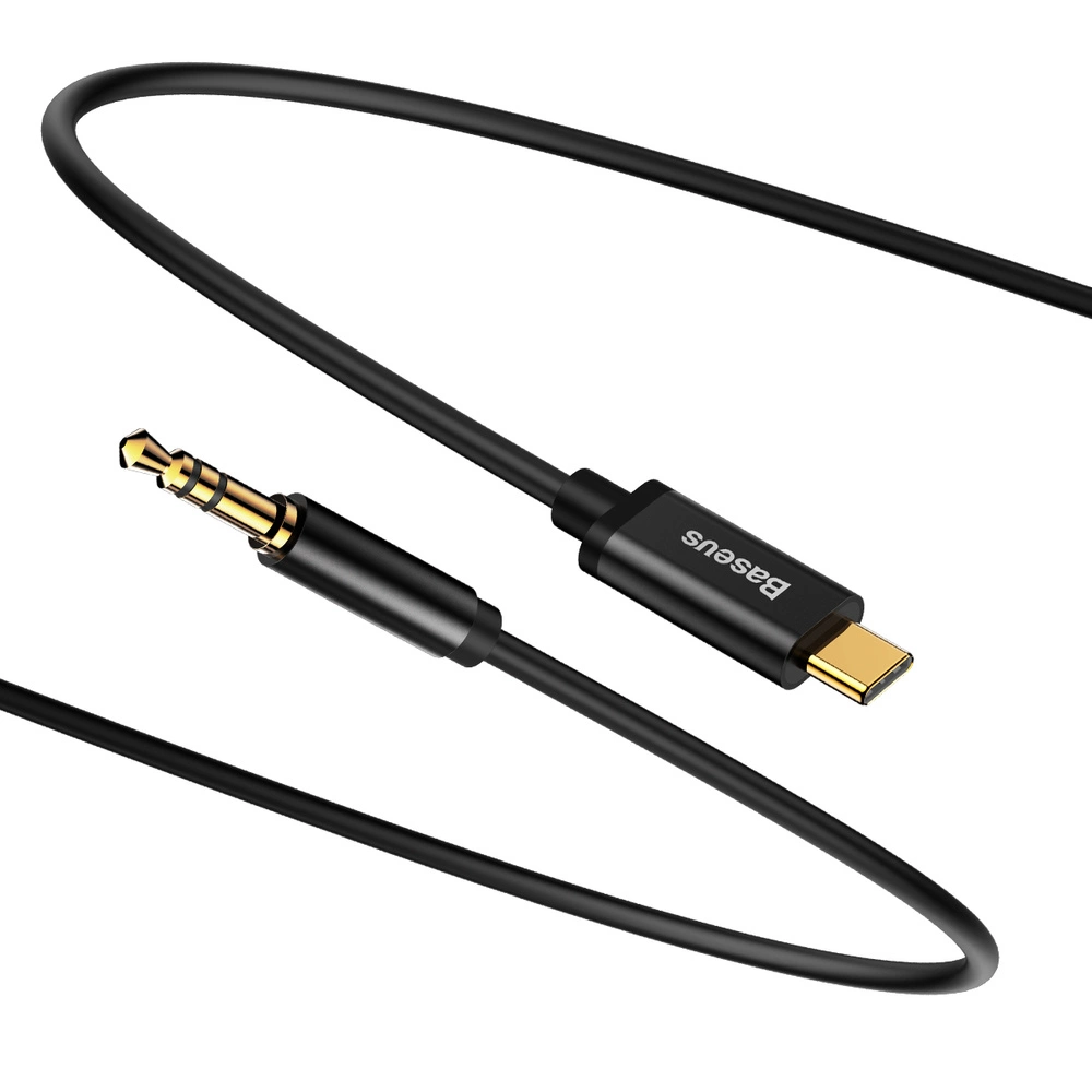 baseus cable audio m01 de type c male vers 35 male noir cam01 01 9