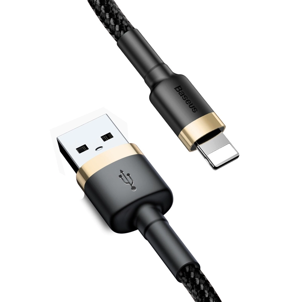 baseus cable de donnees lightning 1m 2 4a noir calklf bv1 6