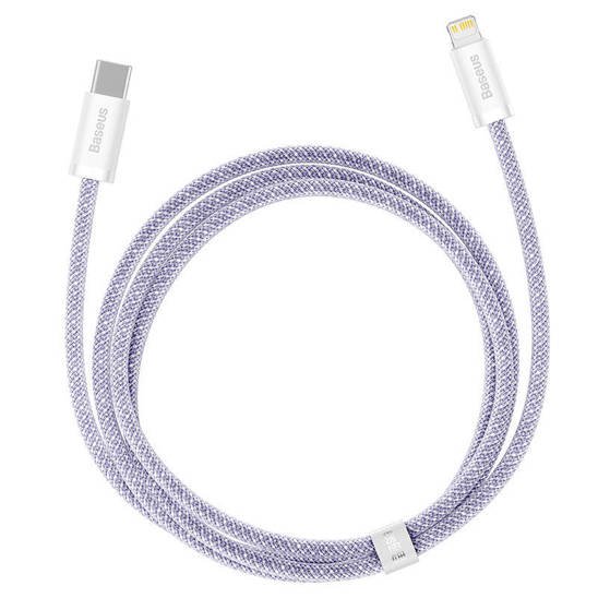 baseus cable type c to ip 20w 1m purple cald040205 4