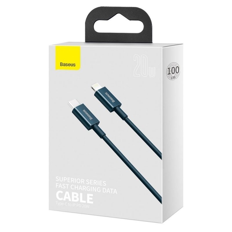 baseus cable type c to iphone pd 20w 1m bleu catlys a03 1