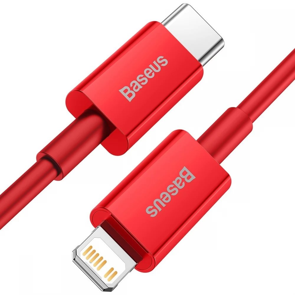 baseus cable type c to iphone pd 20w 1m red catlys a09 6