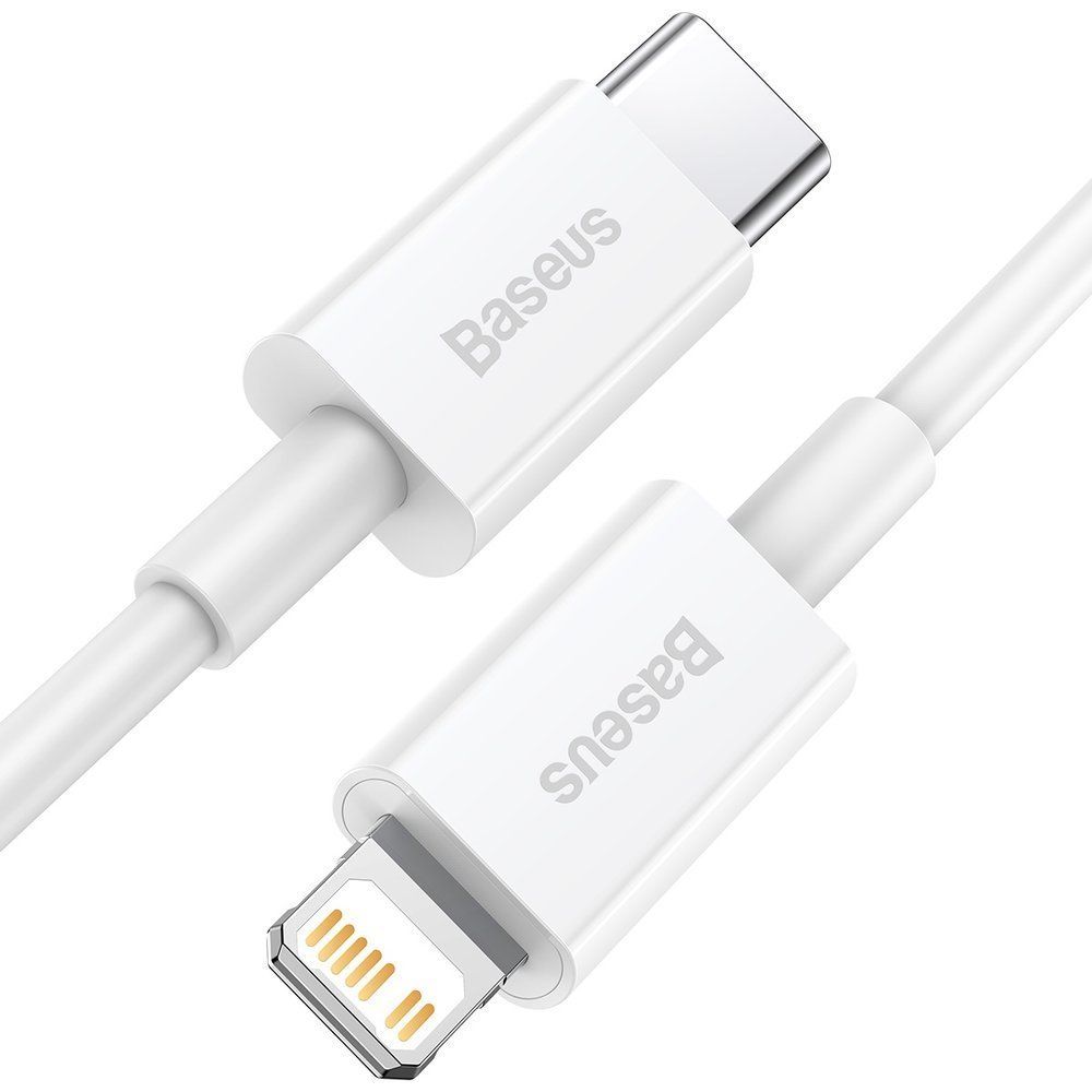 baseus cable type c to lightning 20w 2m white catlys c02 8