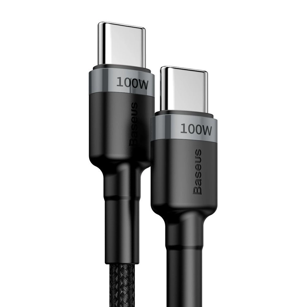 baseus cable usb c to usb c 100w 5a 2m gris catklf alg1 5