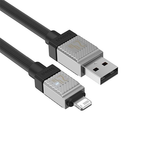 baseus cable usb lightning 1m 24a black cakw000401 5