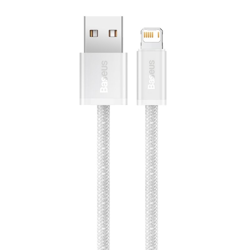 baseus cable usb lightning 2 4a 1m white cald000402 3