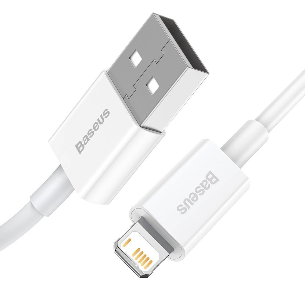 baseus cable usb lightning 24a 15 m blanc calys b02 8