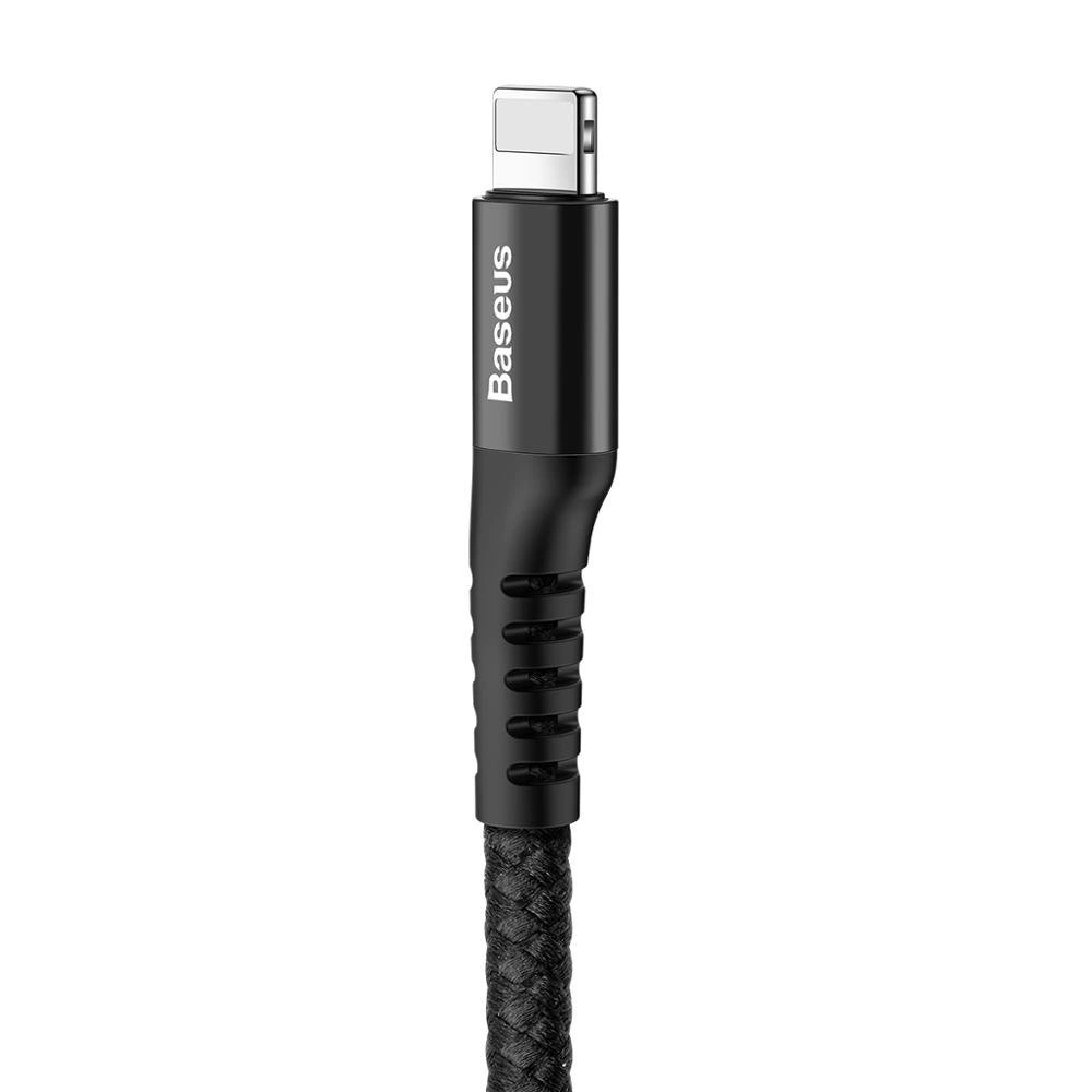 baseus cable usb pour ip 2a 1m noir calsr 01 5