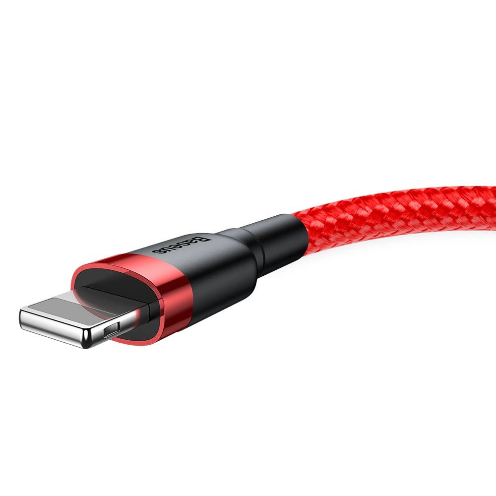 baseus cable usb to lightning pour iphone qc 3 0 05 m 24 a rouge calklf a09 7