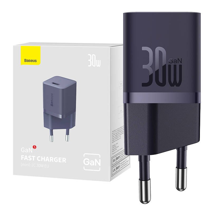 baseus mini chargeur 1c 30w ue violet ccgn070705 2