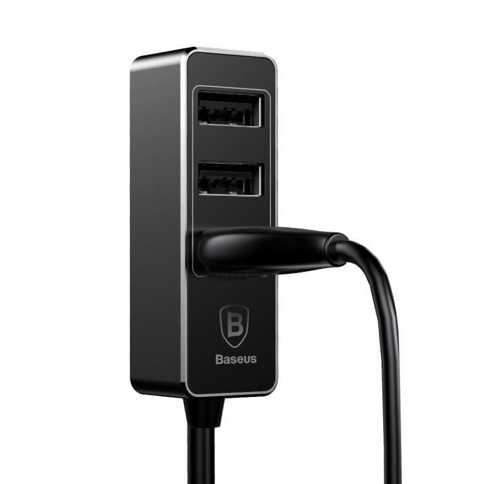 chargeur de voiture baseus 5 5a noir ccton 01 3