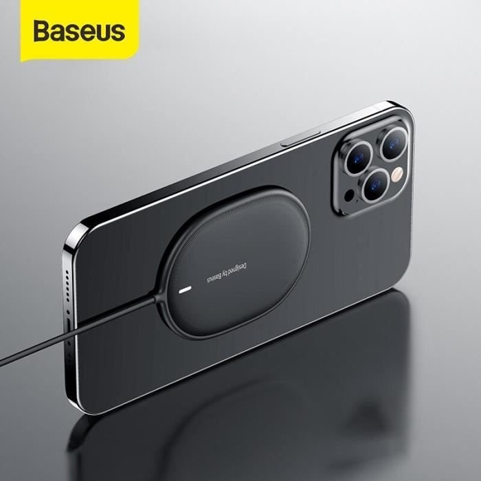 chargeur sans fil baseus 15w magsafe noir wxqj 01 4