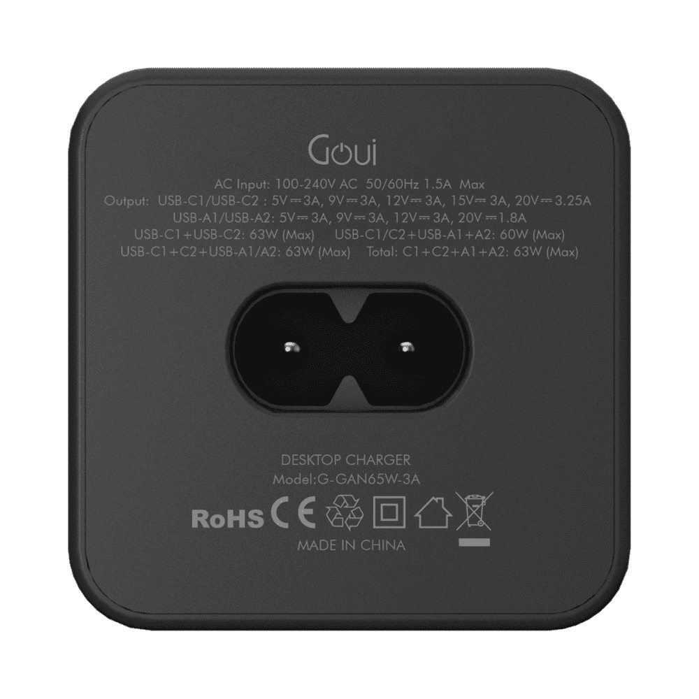 goui tank desktop charger 65w with 3 pin eu plug power codetank 65w 4