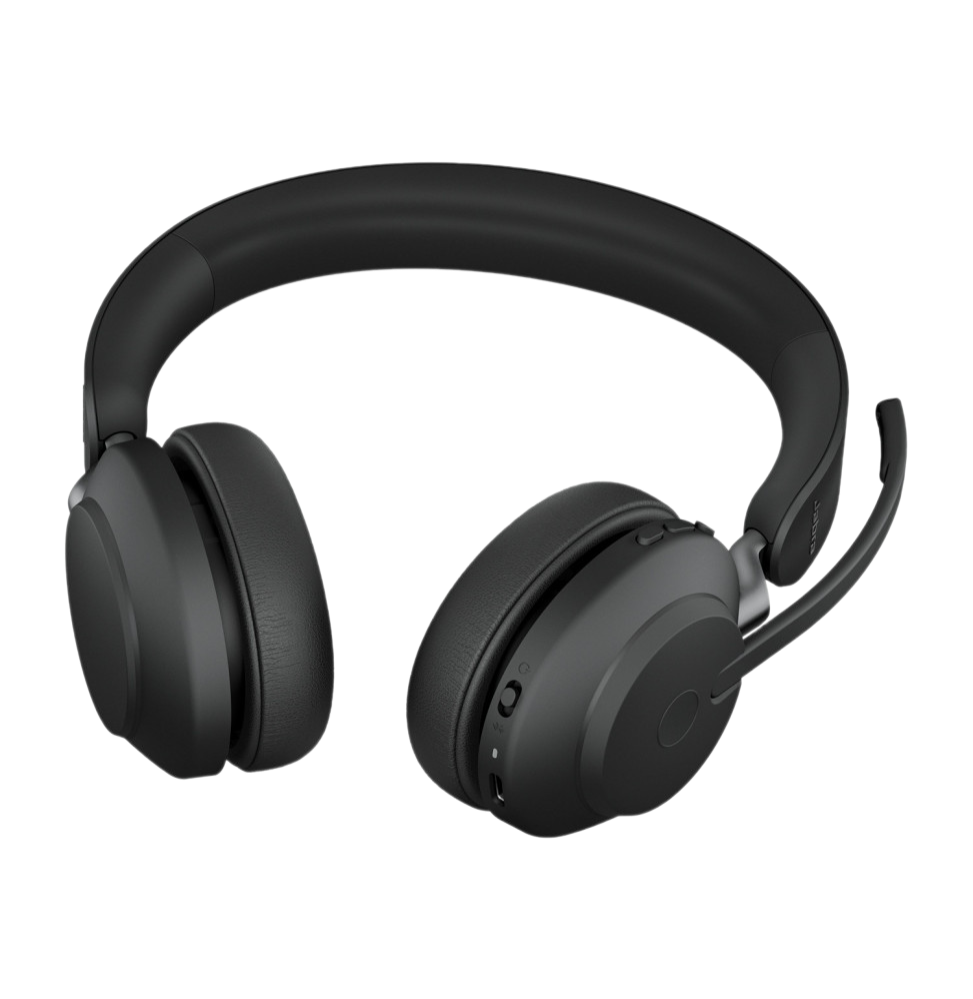 jabra evolve2 65 uc stereo casque sans fil arceau bureau centre dappels usb type a bluetooth noir 26599 989 989 4