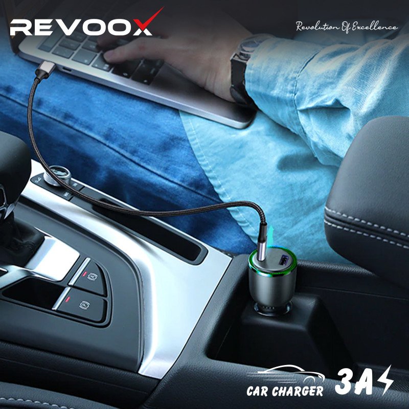 revoox car charger type c usb 15w rcc p01 2