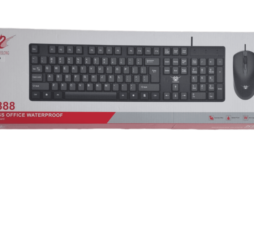 clavier et souris filaire ergonomique km888