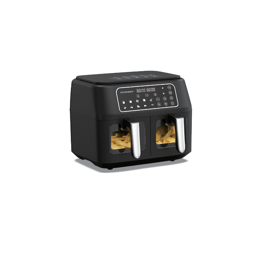 air fryer schneider dual 4l4l noirzd2115al prix maroc