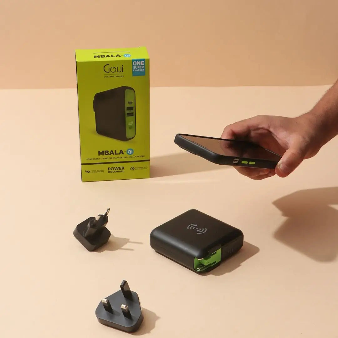 goui mbala qi chargeur chargeur sans fil power bank 8000 mah blackg k twireless prix maroc 6