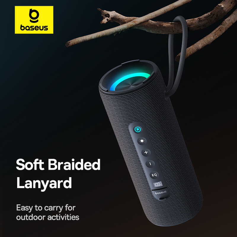 os baseus aequr 30 air portable wireless speaker twilight grey prix maroc 3