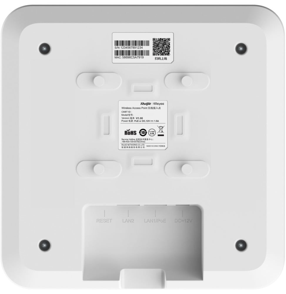 point dacces wifi6 ax1800 reyee rg rap2260g interieur (4)
