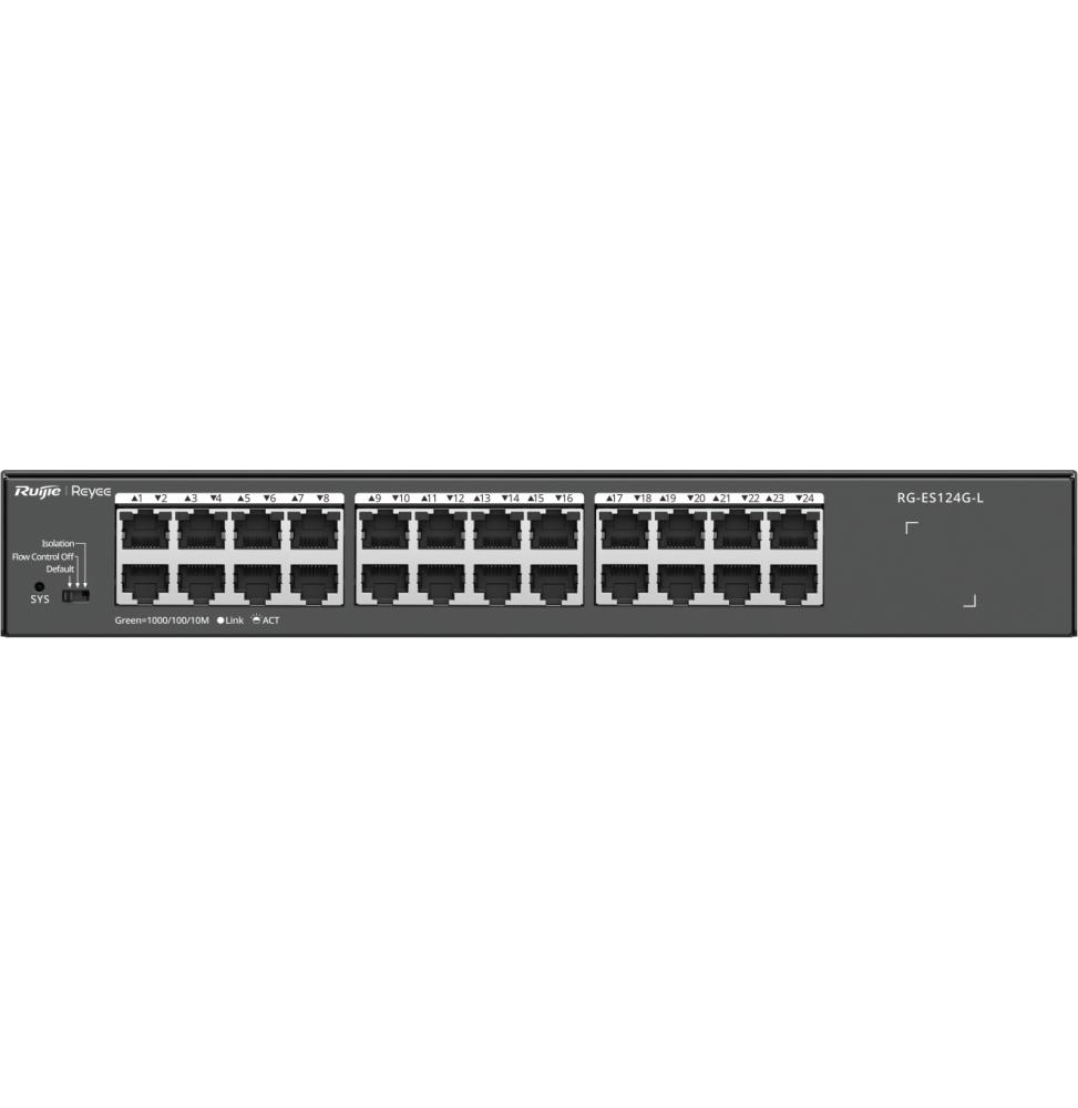 switch reyee rg es124g l 24 ports gigabit